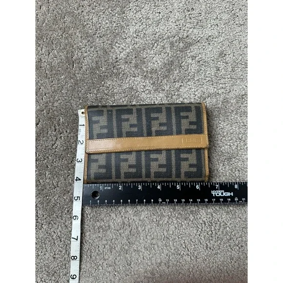 Vintage Womens Wallet 1990s Fendi Roma Streetwear Luxury, Made In Italy - Picture 11 of 16